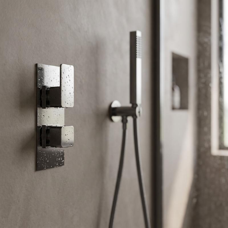 Sterling Thermostatic 2 Outlet Concealed Shower Valve With Diverter