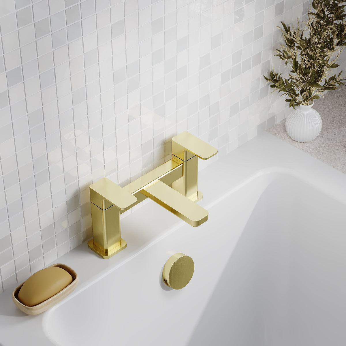 Sterling Deck Mounted Bath Filler Tap