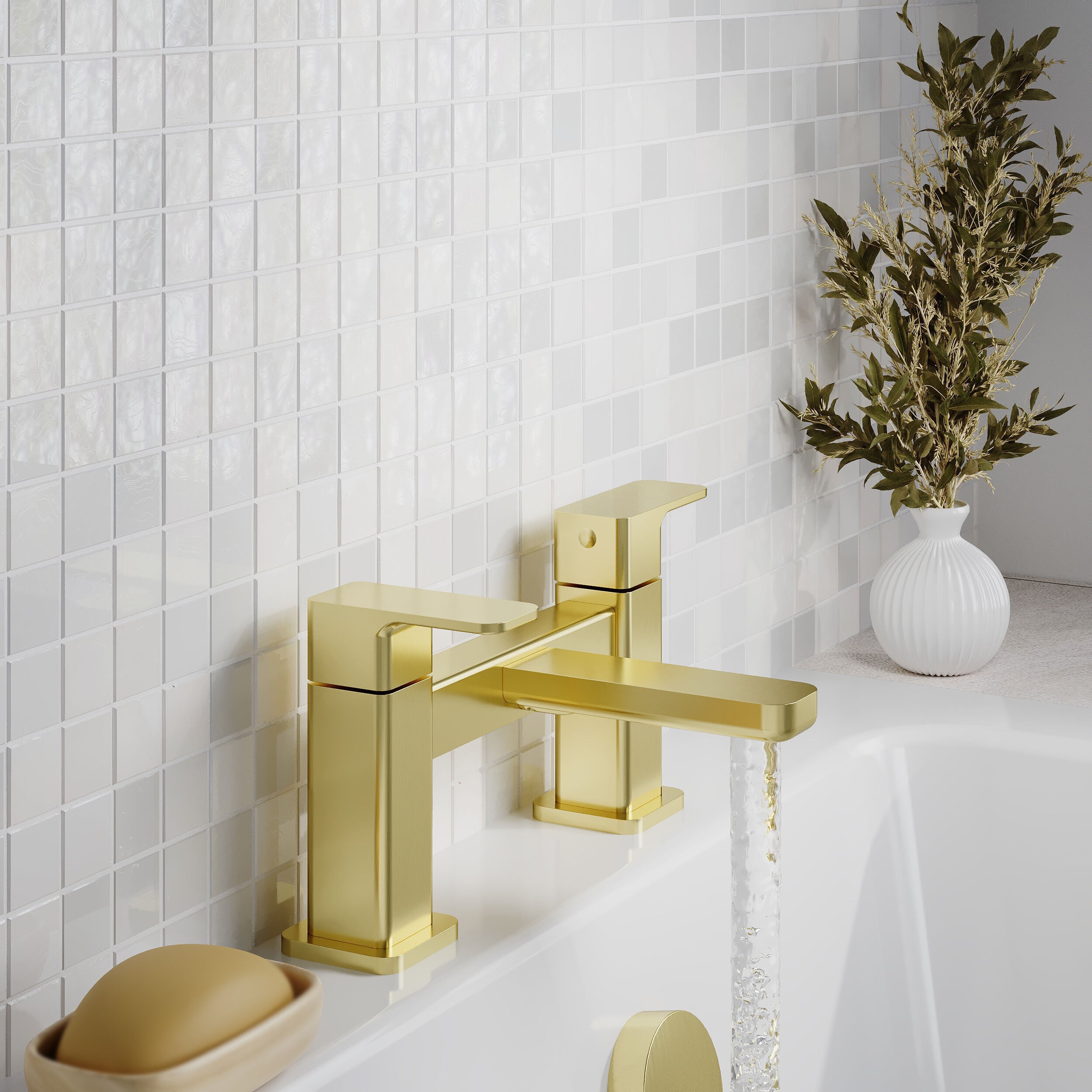 Sterling Deck Mounted Bath Filler Tap