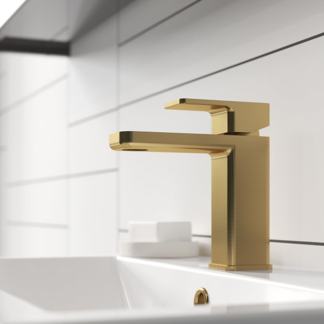 Sterling Mono Basin Mixer Tap With Push Button Waste