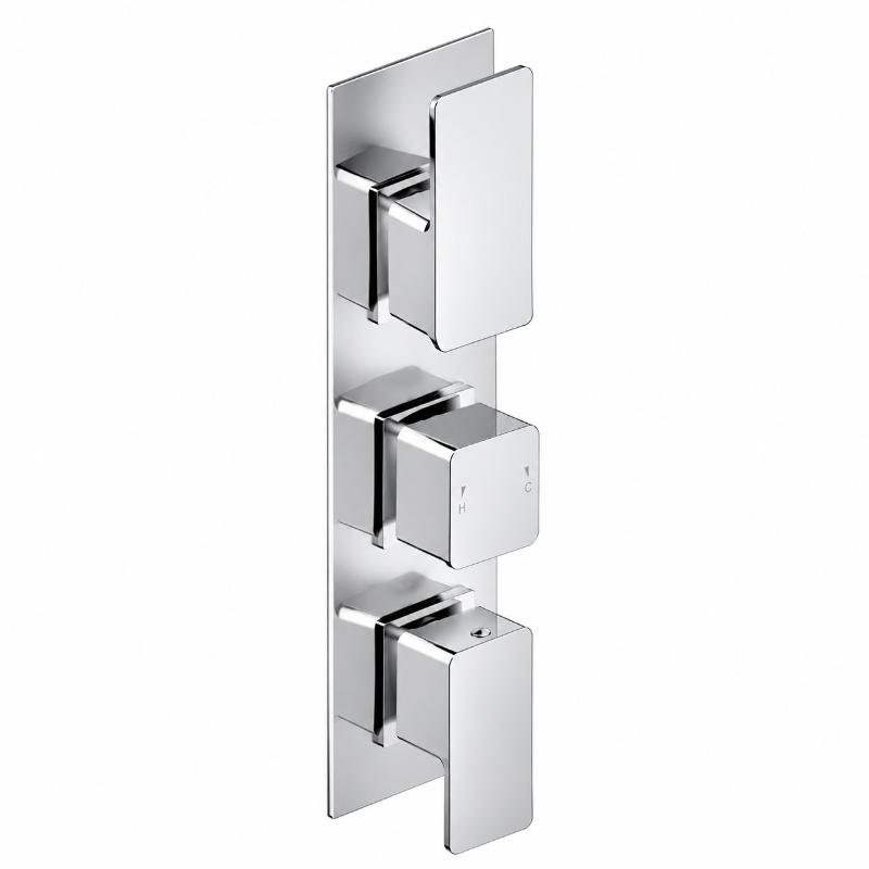 Sterling Thermostatic 3 Outlet Concealed Shower Valve With Diverter