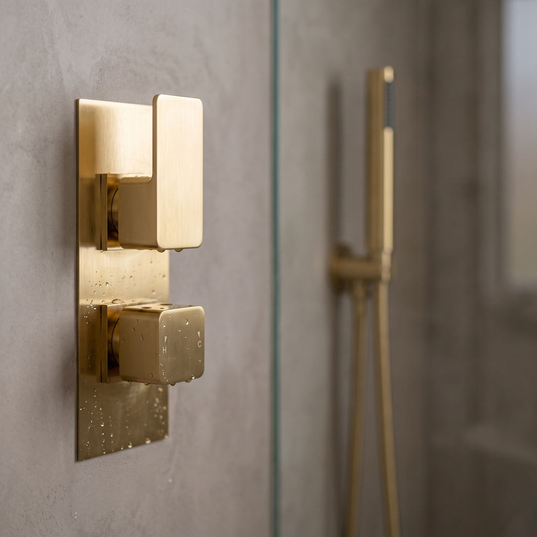 Sterling Thermostatic 2 Outlet Concealed Shower Valve With Diverter