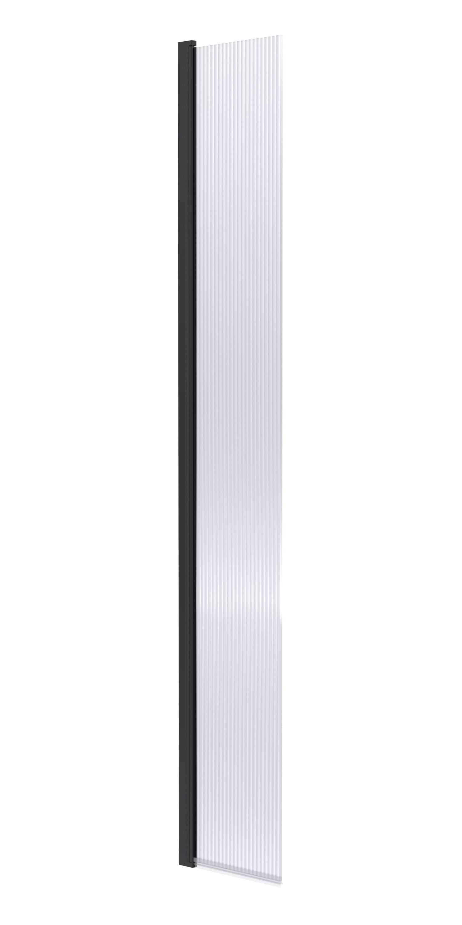Haven 8mm Glass Fluted Wetroom Flipper Panel