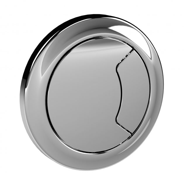 Trio Pneumatic Concealed Cistern with Flush Button - White