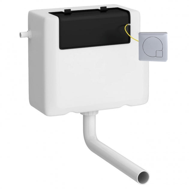 Trio Concealed Cistern with Side Inlet Dual Flush Button