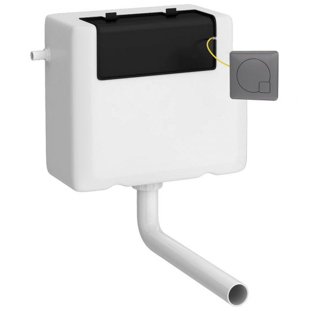 Trio Concealed Cistern with Side Inlet Dual Flush Button