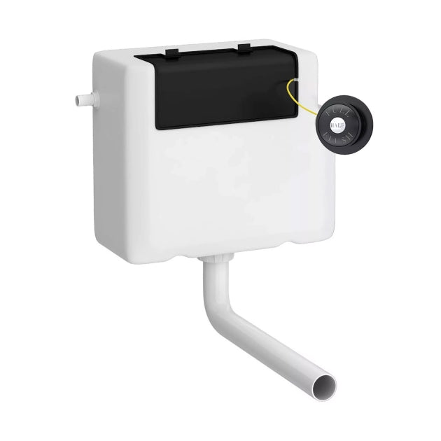Trio Concealed Cistern with Side Inlet Dual Flush Button