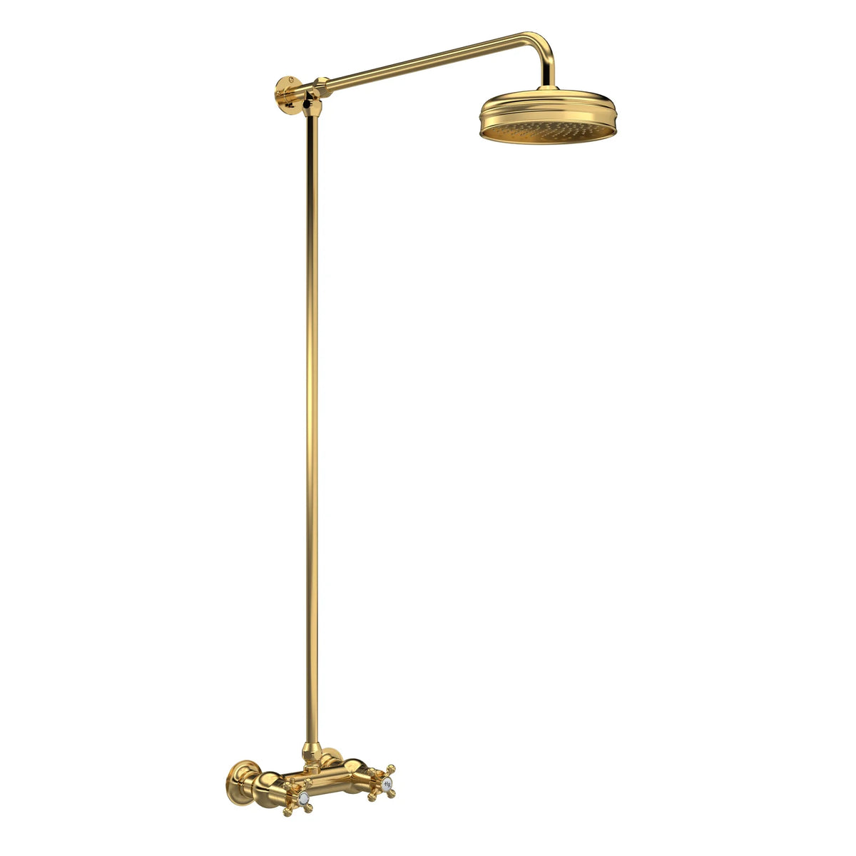 Omega Thermostatic Bar Shower Valve & Rigid Riser -  1045mm