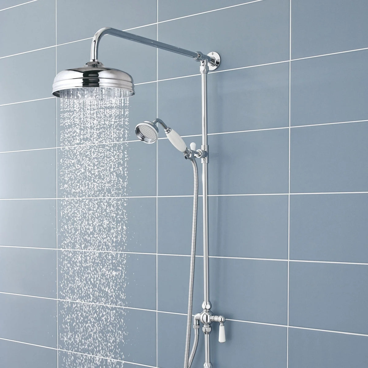 Omega Dual Rigid Riser Kit - Chrome