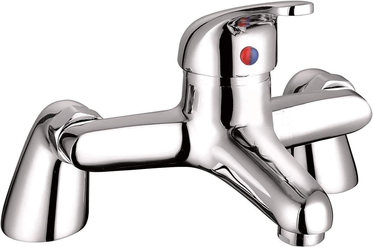 Bath Tap Basic Bathroom Shower Mixer Bath Taps Chrome | Bathroom4less