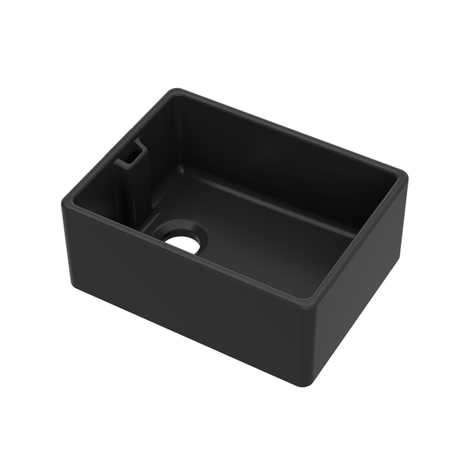 Inspire Single Bowl Belfast Sink With Offset Waste And Weir Overflow
