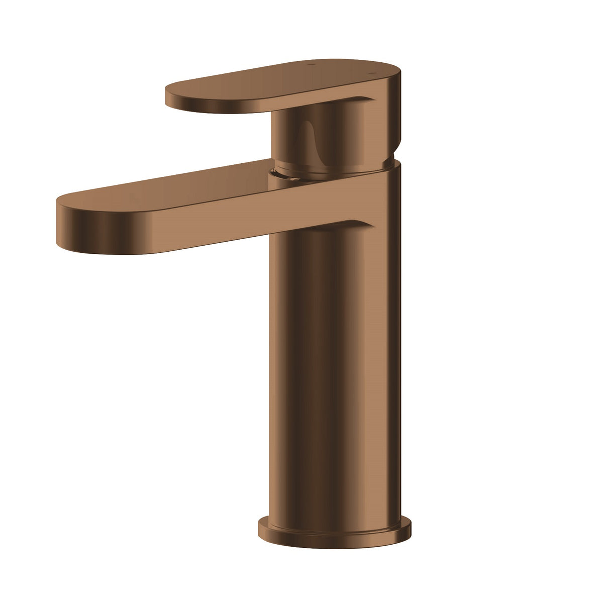 Brent Mono Basin Mixer Tap With Push Button Waste