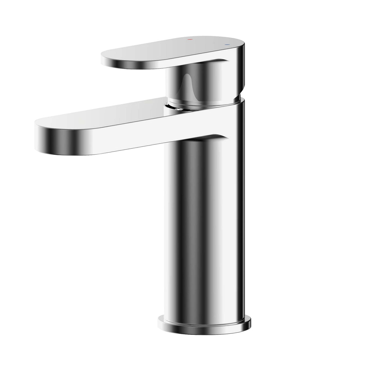 Brent Mono Basin Mixer Tap With Push Button Waste