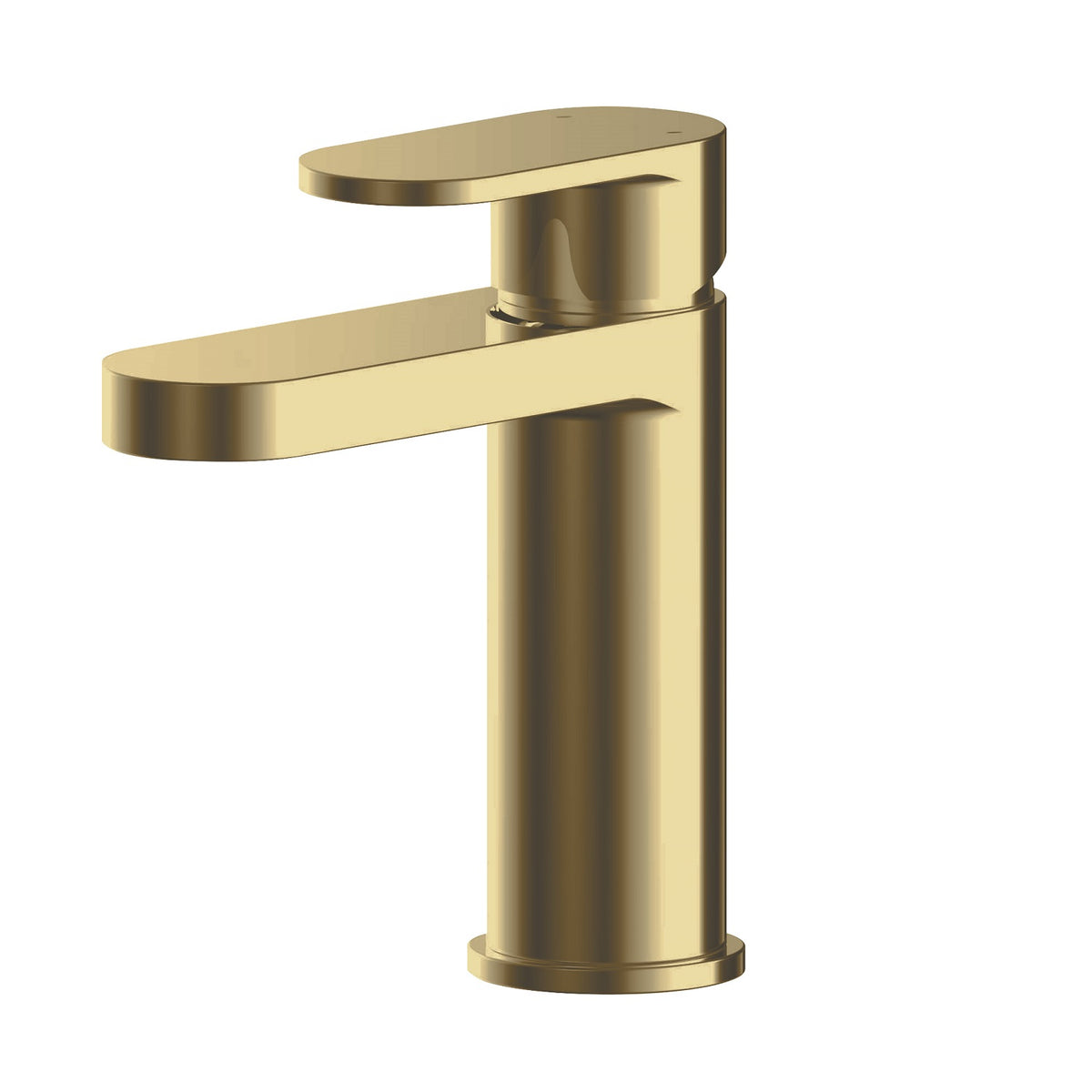 Brent Mono Basin Mixer Tap With Push Button Waste