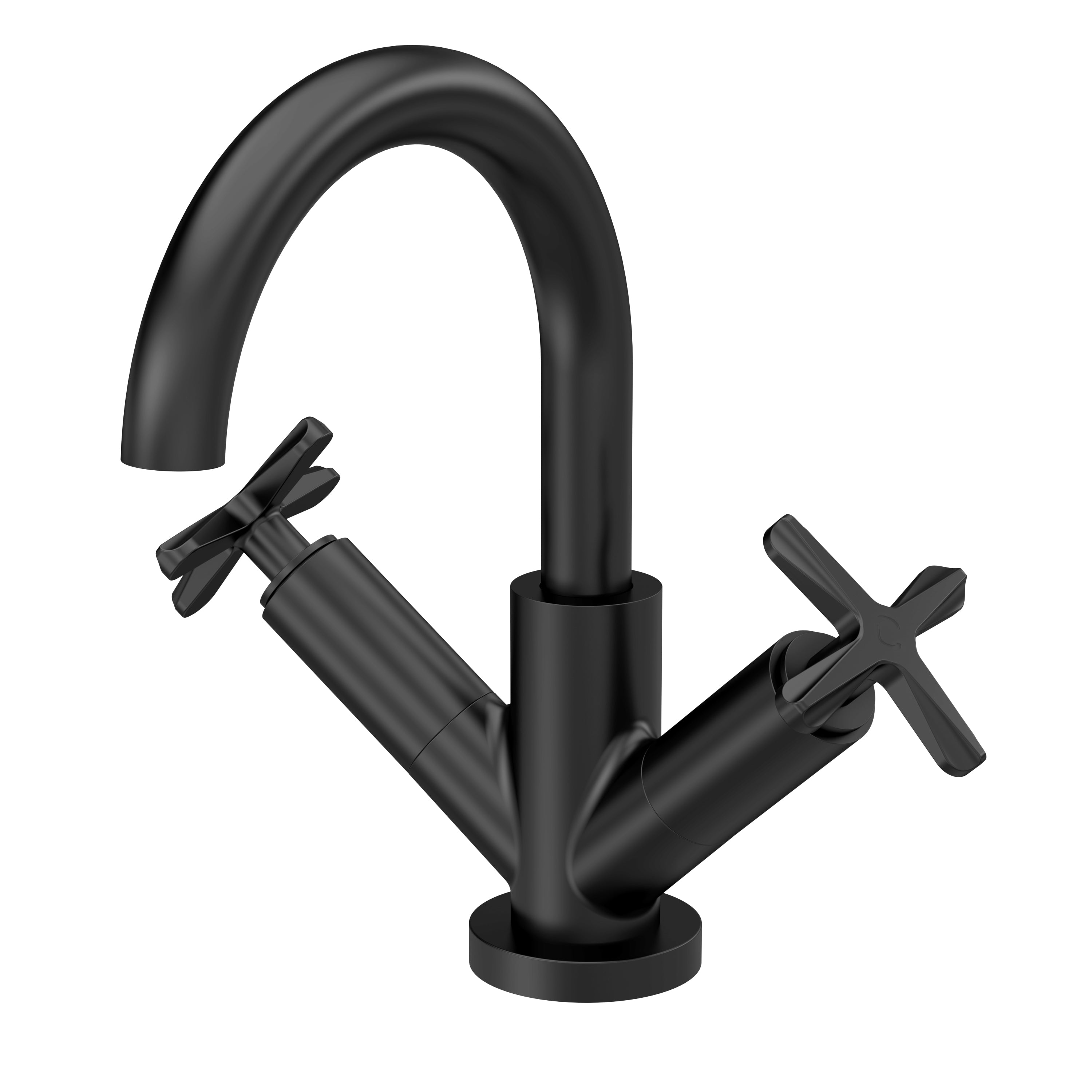 Cylin Deck Mounted Mono Basin Mixer With Pop Up Waste