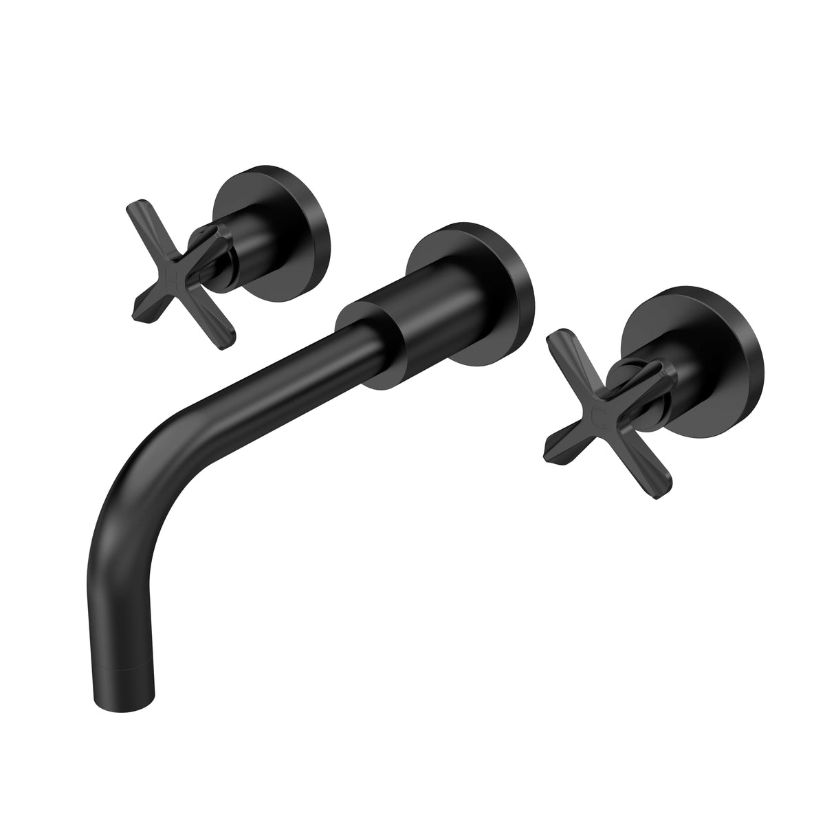 Cylin 3 Hole Wall Mounted Basin Mixer Tap