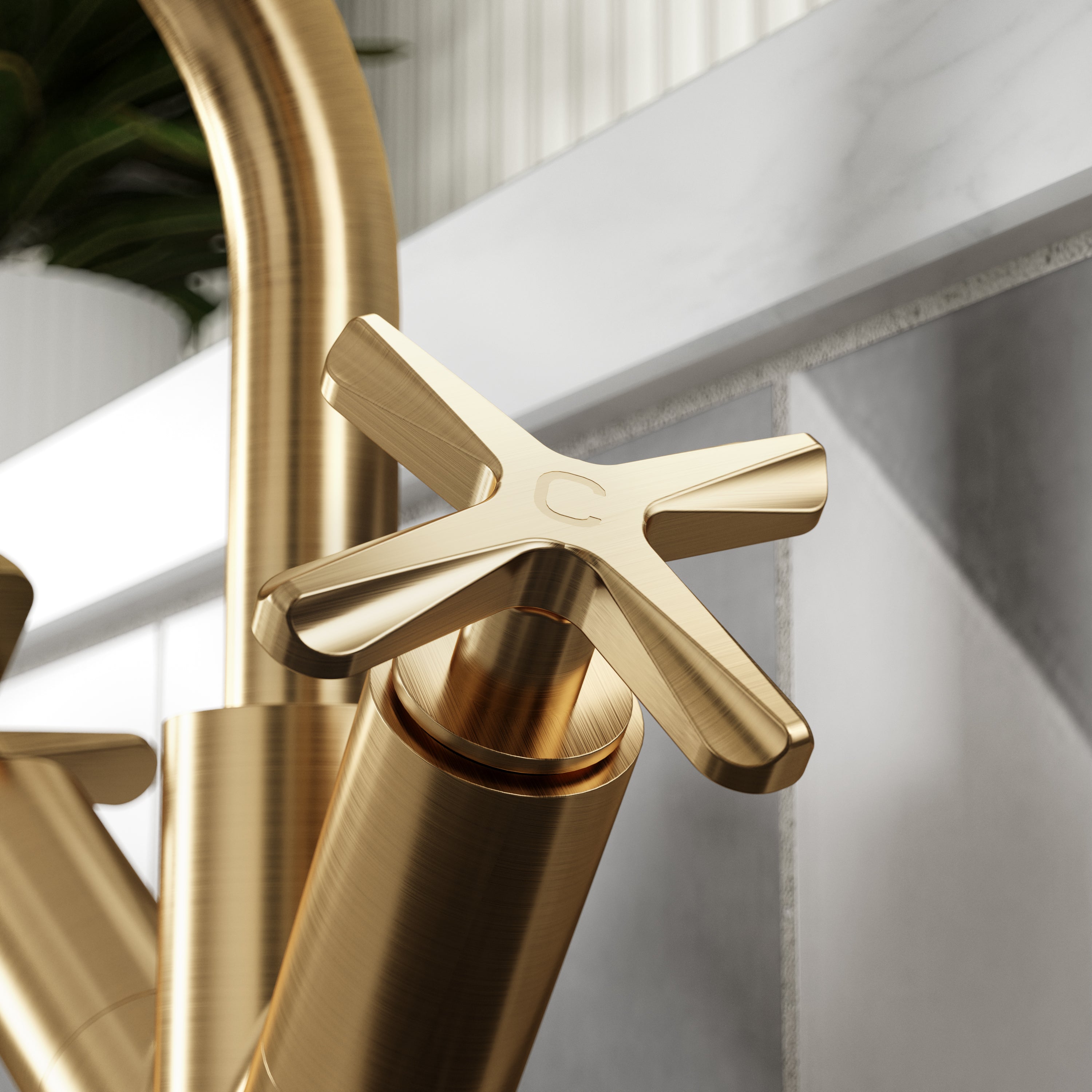 Cylin Deck Mounted Mono Basin Mixer With Pop Up Waste