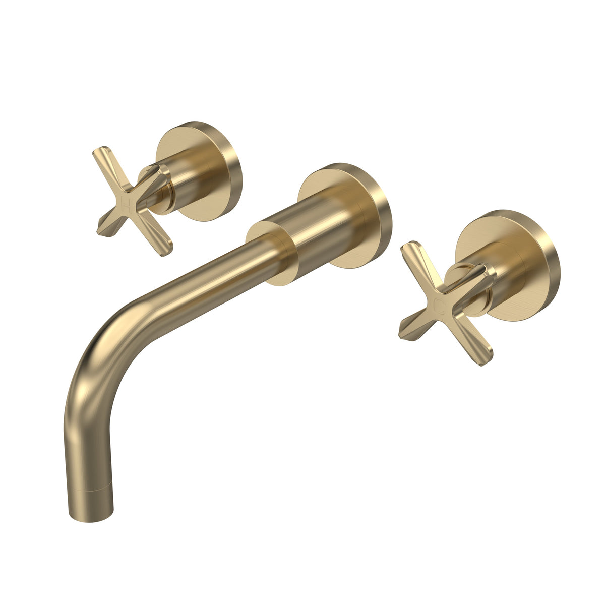 Cylin 3 Hole Wall Mounted Basin Mixer Tap