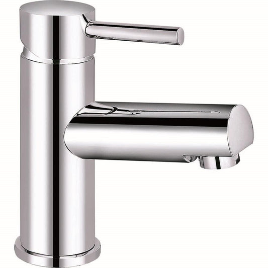 VeeBath Derby Mono Basin Mixer Tap Faucet, Sink Waste and Flexi Pipe - Chrome