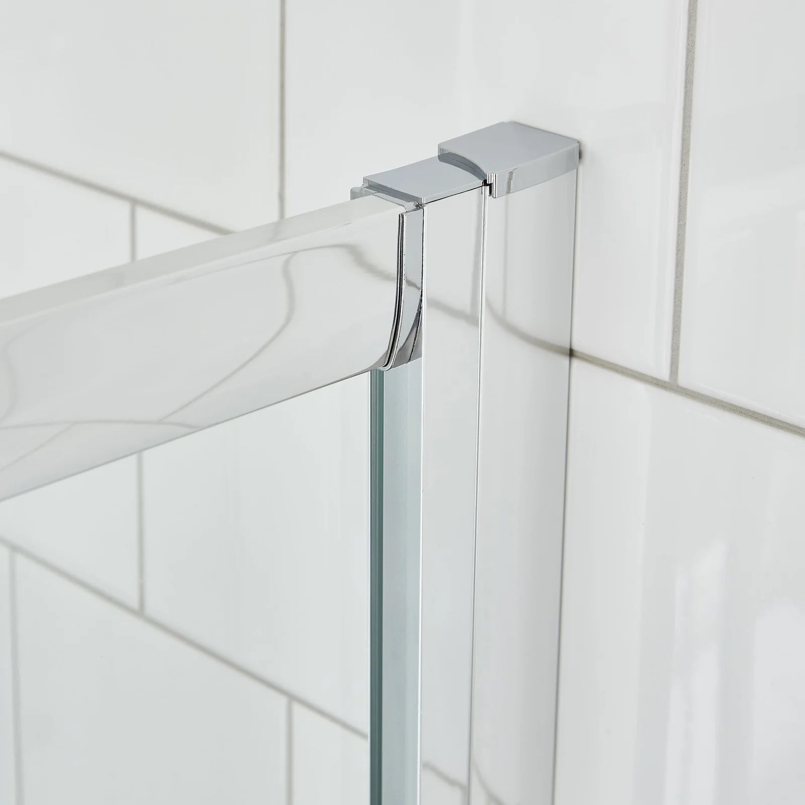 Foundry 5mm Glass Sliding Shower Door - Chrome