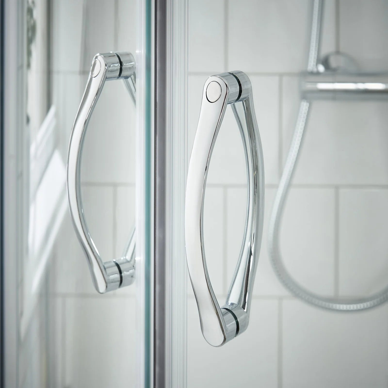 Foundry 5mm Glass Pivot Shower Door - Chrome