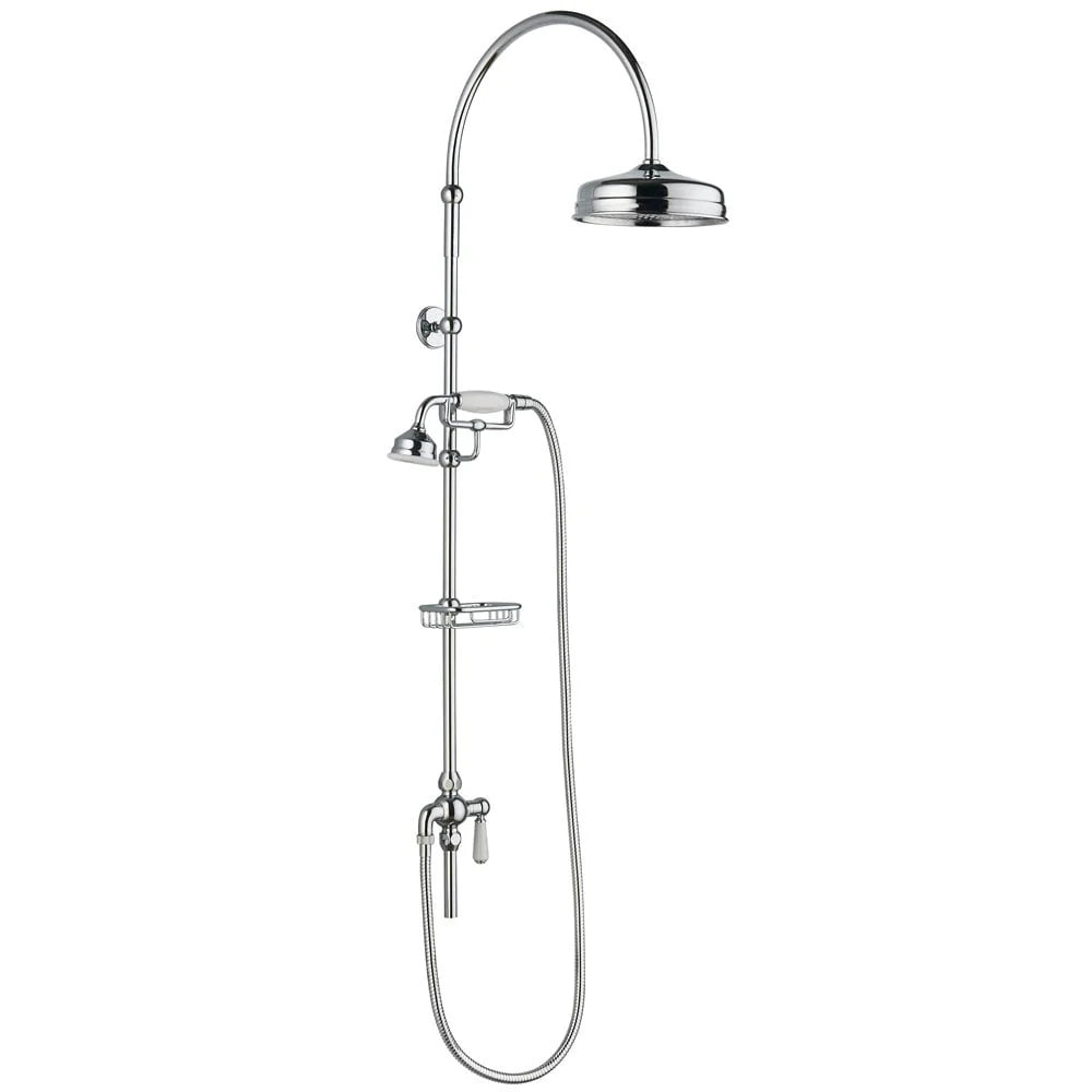 Omega Deluxe Grand Rigid Riser Kit - Chrome
