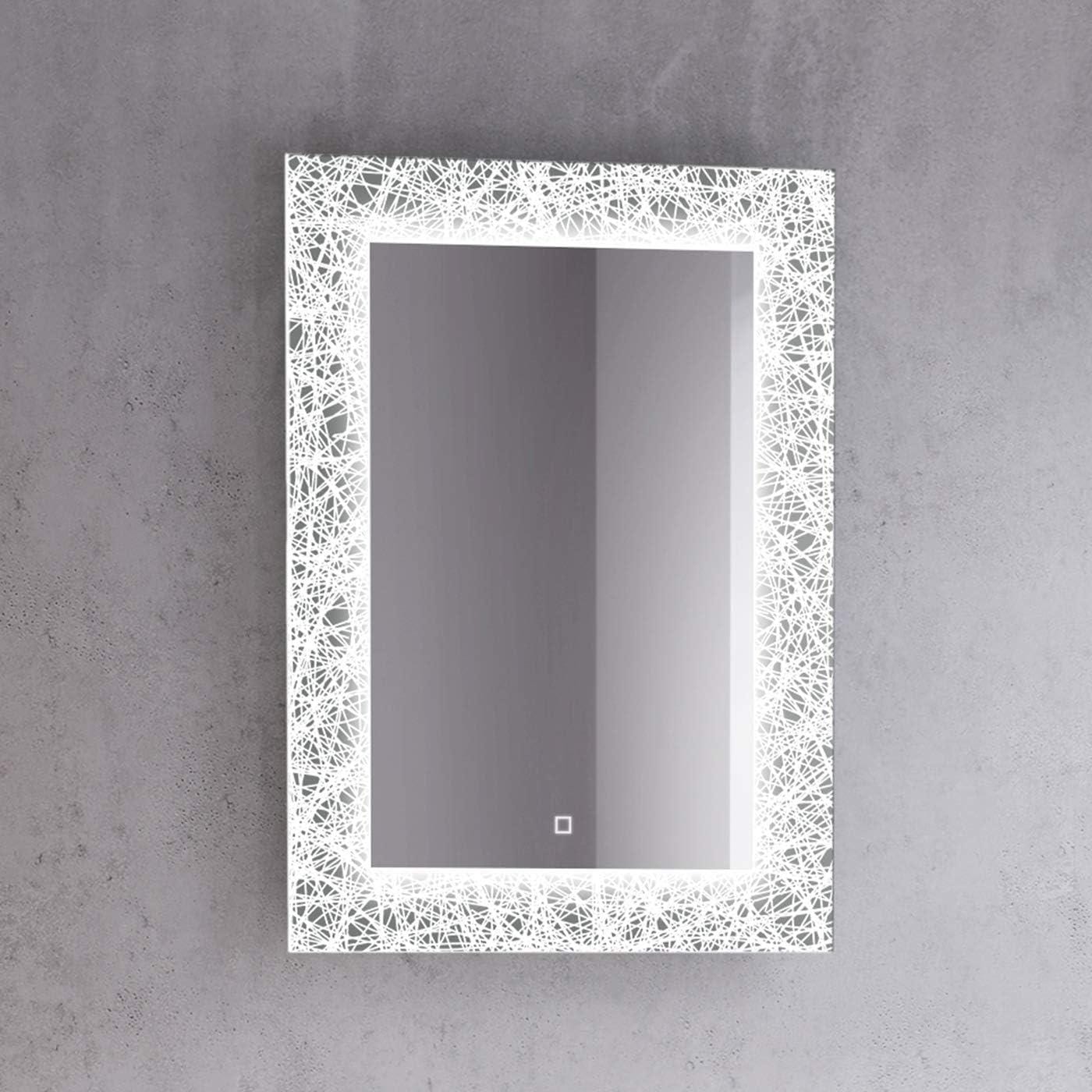 iBathUK Furniture > Mirrors iBathUK Bathroom Illuminated LED Mirror with Light Sensor 500 x 700mm
