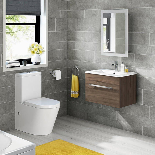 iBathUK Furniture > Mirrors iBathUK Bathroom Mirror Single Door Cabinet Wall Mount Unit Stainless Steel
