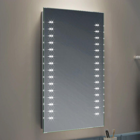 iBathUK 500 x 700mm iBathUK Mirror with Led Lights Wall Mounted Illuminated Rectangular