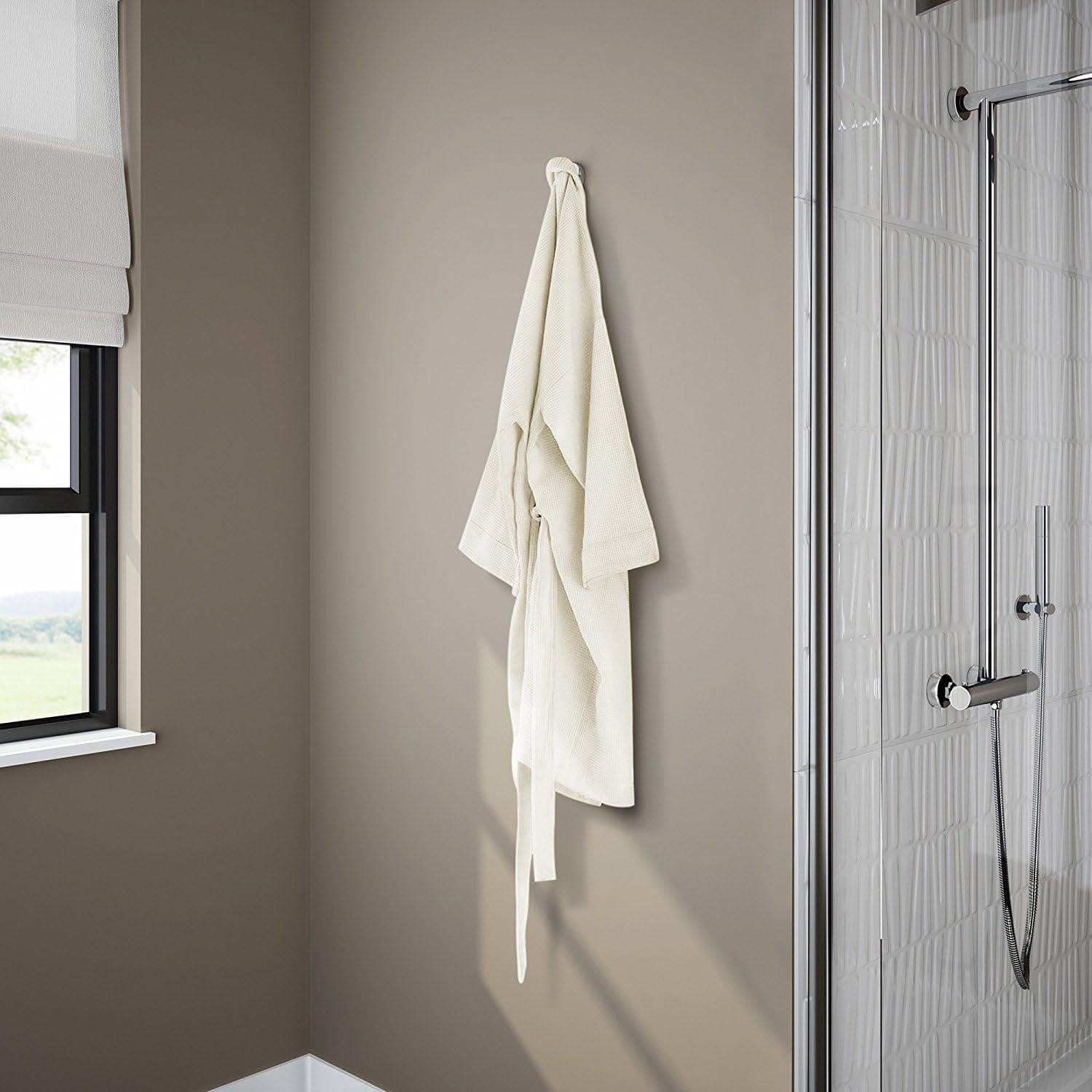 iBathUK Bathroom > Bathroom Accessories iBathUK Robe Towel Hook Round Stainless Steel Modern Chrome