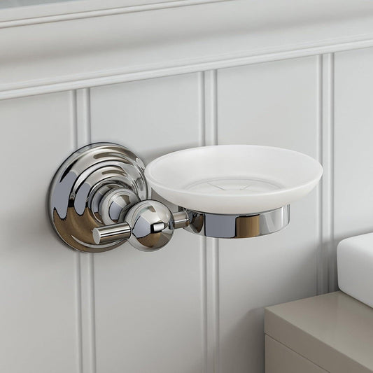 iBathUK Bathroom > Bathroom Accessories iBathUK Traditional Soap Dish Holder Wall Mounted