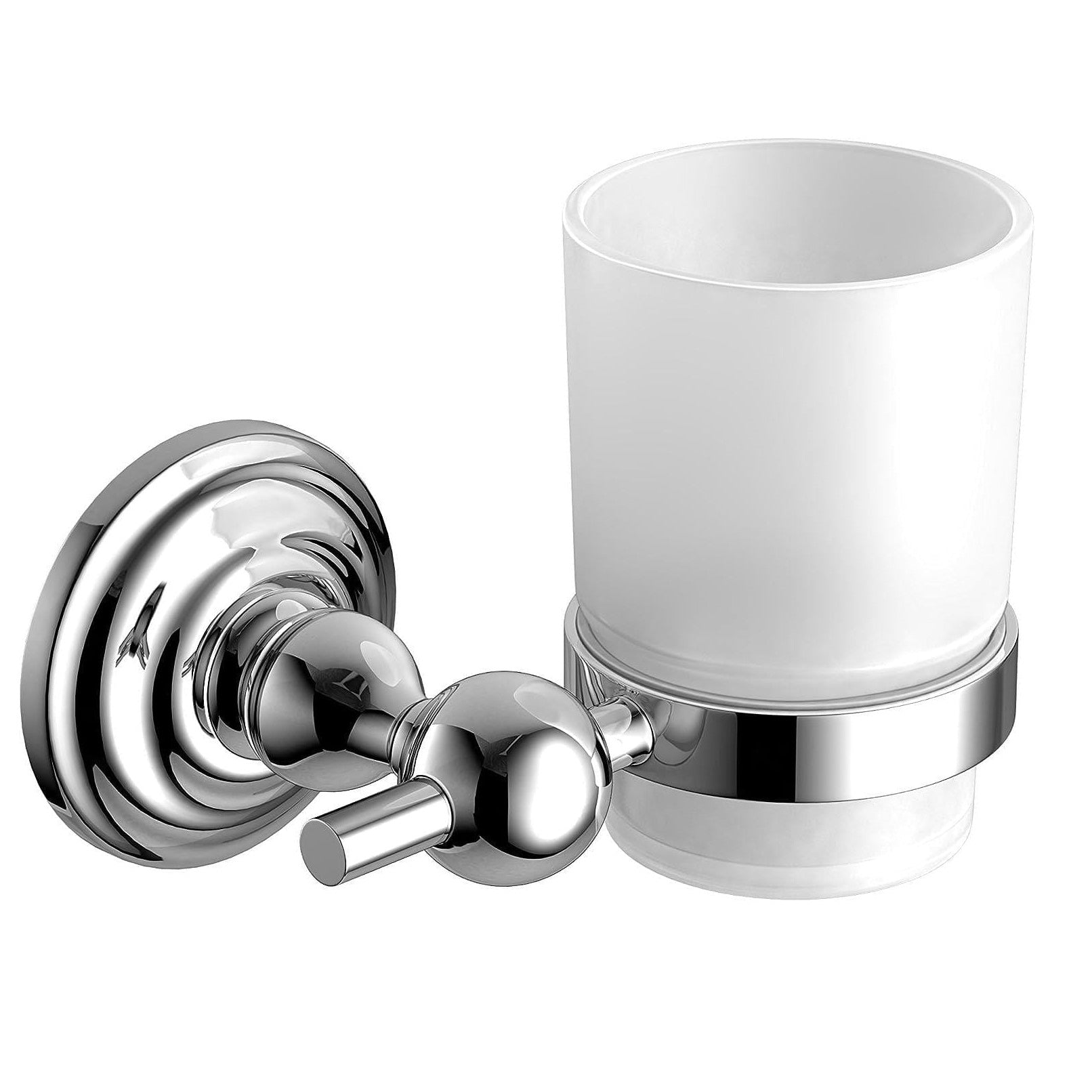 Traditional Wall Mounted Toothbrush Tumbler Holder - Chrome