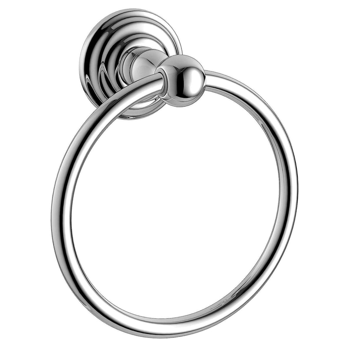 Georgina Traditional Towel Ring  - Chrome