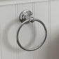 iBathUK Bathroom > Bathroom Accessories iBathUK Traditional Towel Ring Holder Wall Mounted Round Bathroom Accessory