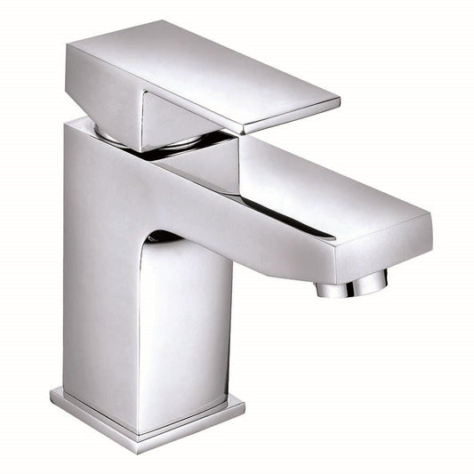 VeeBath Margate Mono Basin Mixer Tap Faucet, Sink Waste and Flexi Pipe - Chrome
