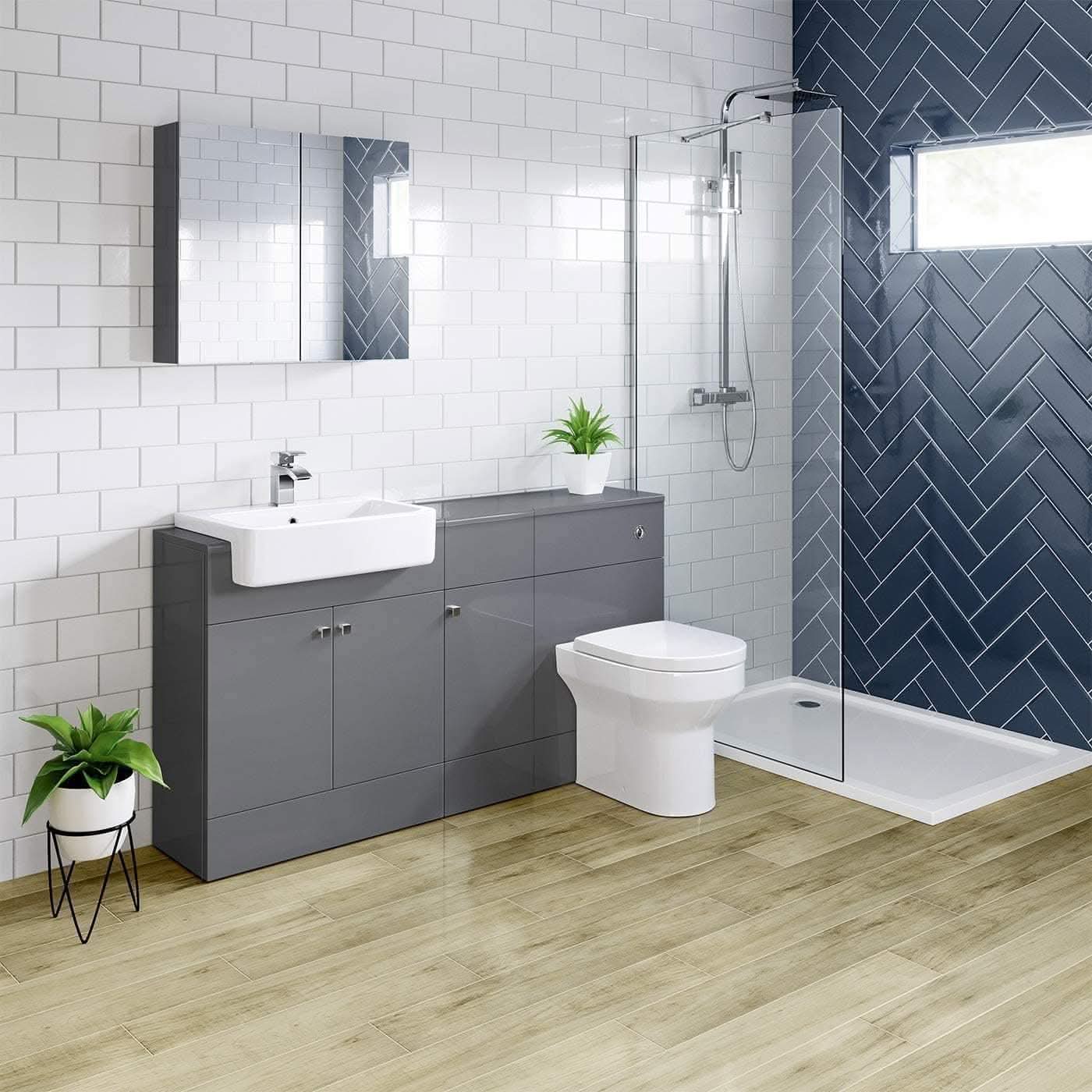 Harper Floor Mounted Cupboard Unit - 800mm x 325mm