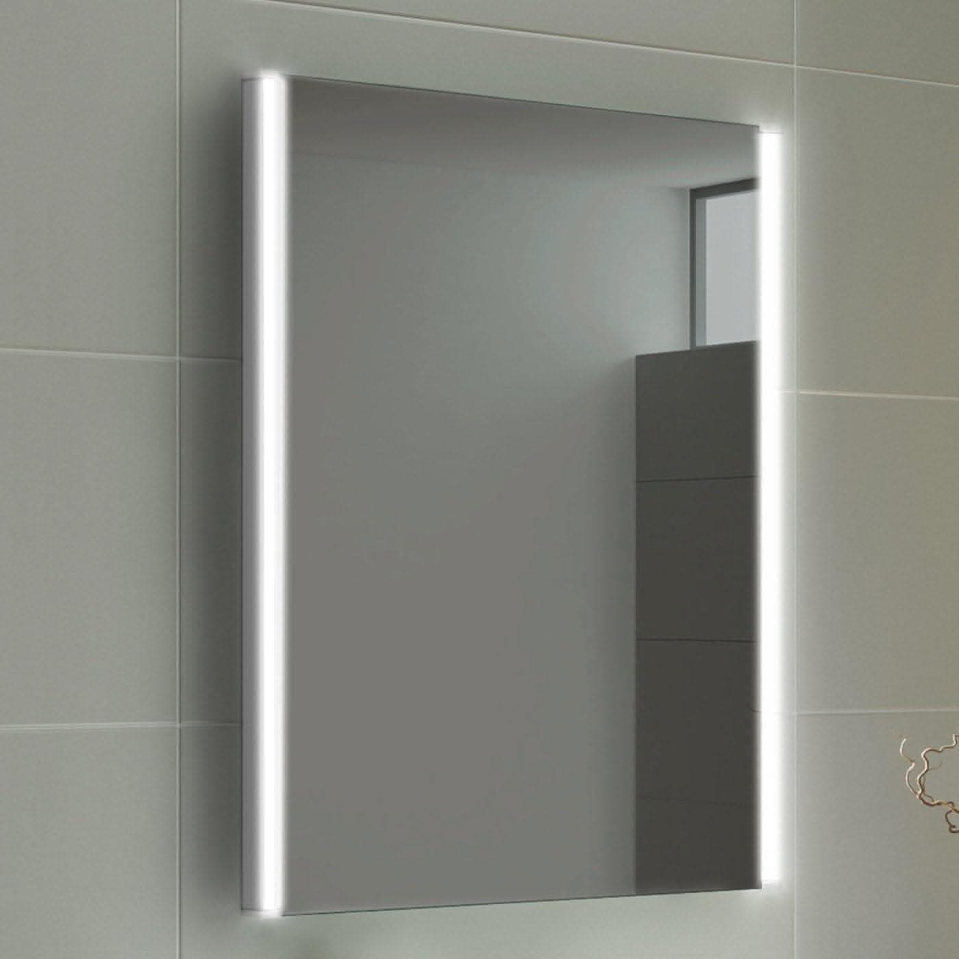 iBathUK Furniture > Mirrors Mirror LED Light Battery Illuminated Wall Mounted Mirror 500 x 700mm