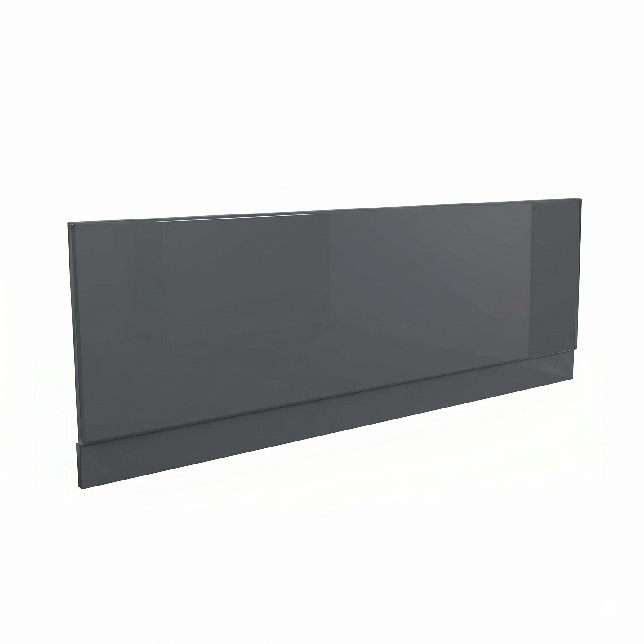 VeeBath Aeris Waterproof PVC Bath Front Panel with Adjustable Plinth - High Gloss Finish
