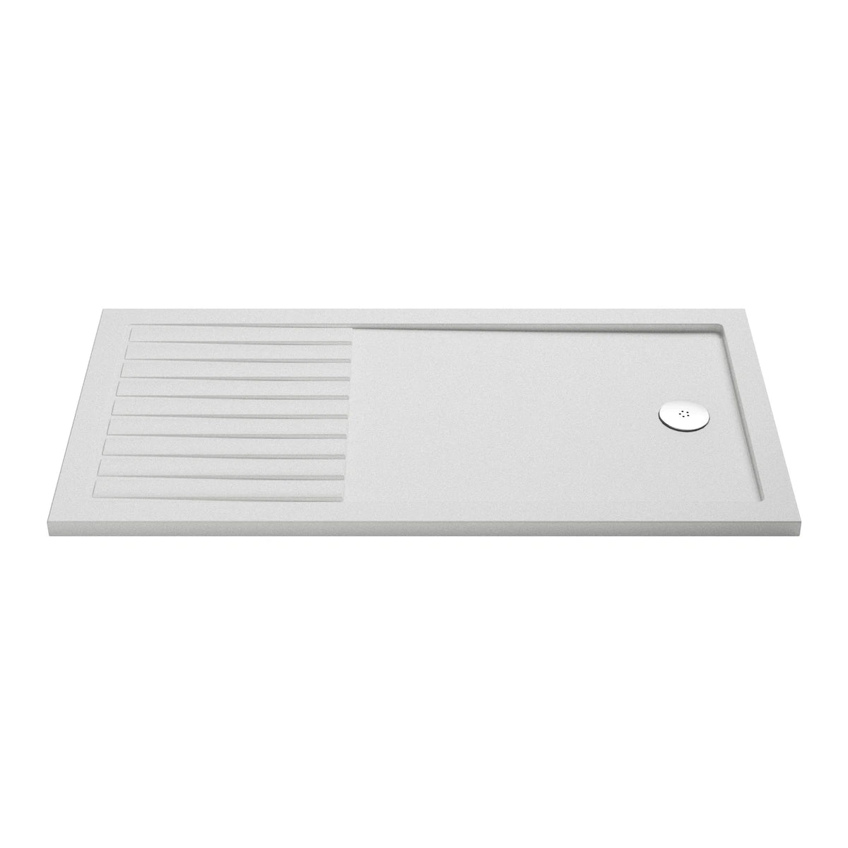 Bibe Slip Resistant Rectangular Walk In Shower Tray - Gloss White