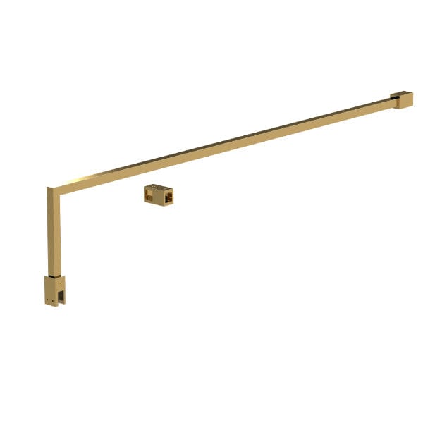 Nuie Shower Enclosure Accessories,Nuie Brushed Brass Nuie 150mm Wetroom Screen Support Arm