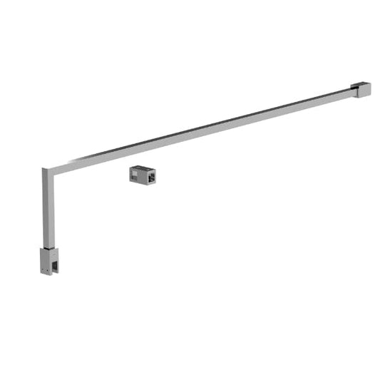 Nuie Shower Enclosure Accessories,Nuie Nuie 150mm Wetroom Support Bar Kit - Chrome