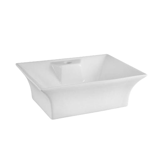 Nuie Countertop Basins,Modern Basins Nuie 480mm Sit-On Countertop Basin - 1 TH - White