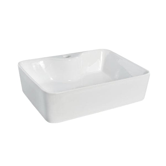 Nuie Countertop Basins,Modern Basins Nuie 485mm Sit-On Countertop Basin - 1 TH - White