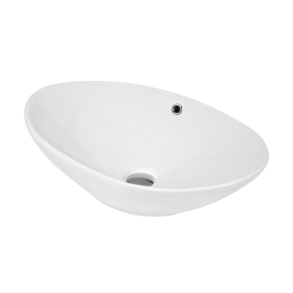 Nuie Countertop Basins,Modern Basins Nuie 588mm Sit-On Countertop Basin - No TH - White