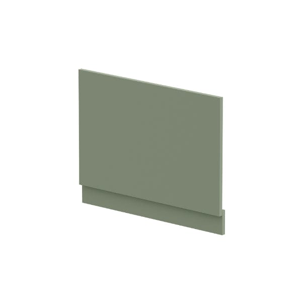 Nuie Bath Panels,Nuie,Bath Accessories Satin Green Nuie 750mm Straight Shower Bath End Panel With Plinth