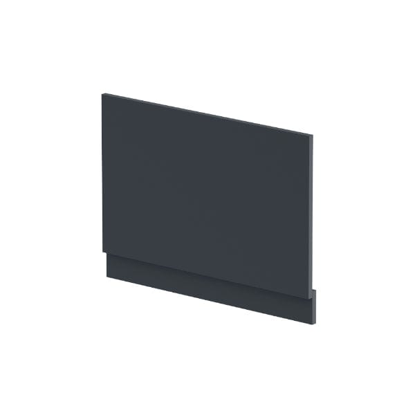 Nuie Bath Panels,Nuie,Bath Accessories Satin Anthracite Nuie 800mm Straight Shower Bath End Panel With Plinth