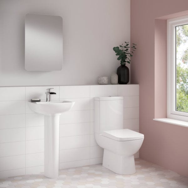 Nuie Close Coupled Toilets,Modern Close Coupled Toilets Nuie Ambrose Close Coupled Toilet With Push Button Cistern And Soft Close Seat - White