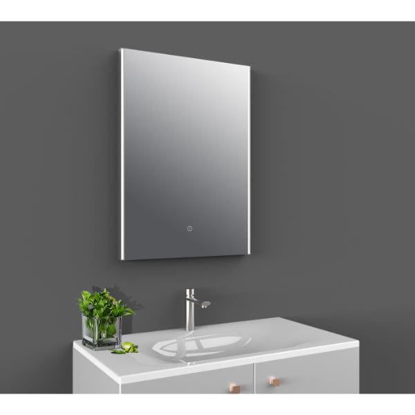 Nuie Illuminated Mirrors Nuie Anser LED Illuminated Mirror With Touch Sensor - 700mm x 500mm - Clear
