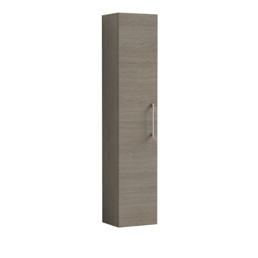 Nuie Tall Storage Units,Modern Storage Units Solace Oak Nuie Arno 1 Door Wall Hung Tall Storage Unit 300mm Wide