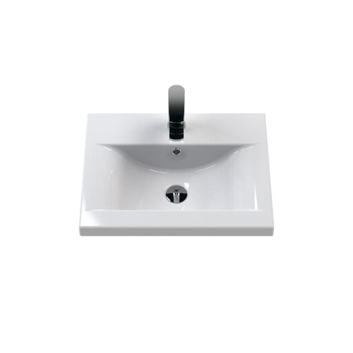 Nuie Wall Hung Vanity Units,Modern Vanity Units,Basins With Wall Hung Vanity Units,Nuie Nuie Arno 2 Door Wall Hung Vanity Unit With Basin-2 500mm Wide